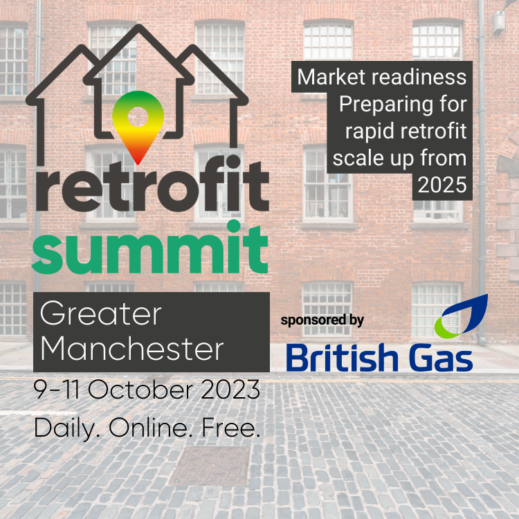 Brtish Gas - headline sponsor of Retrofit Action Week 2023