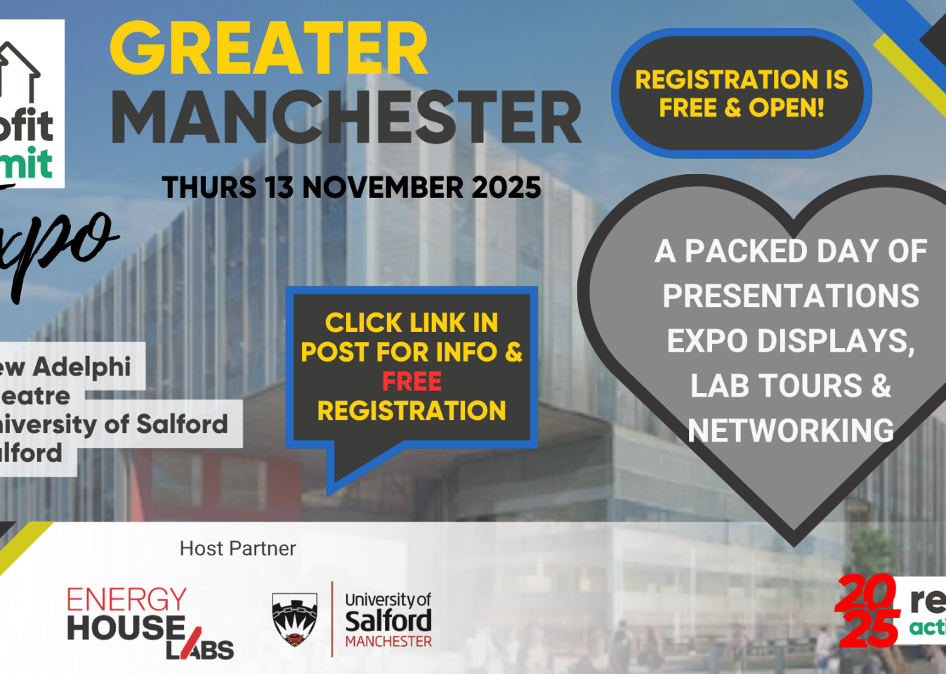 Greater Manchester Retrofit Summit & Expo banner