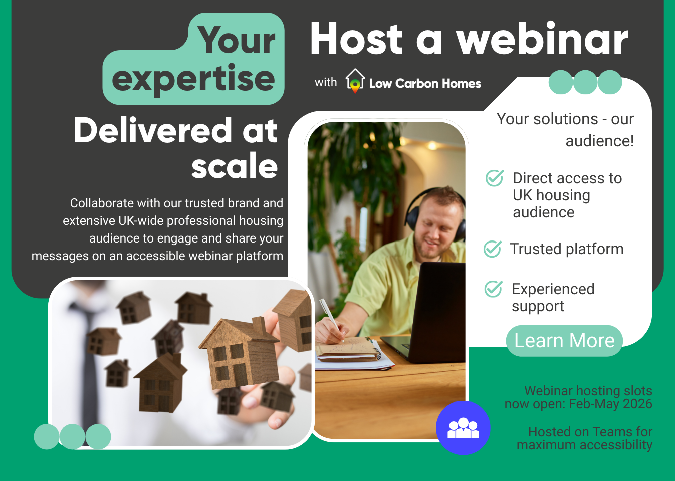 Host a webinar with Low Carbon Homes